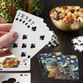 Jeu De Cartes Chat avec boucle d'oreille (In Situ)