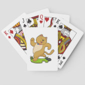 Jeu De Cartes Chat avec Choker à l'exécution (dos)