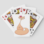 Jeu De Cartes Chat avec Fleur Cute Kawaii Kitty (dos)