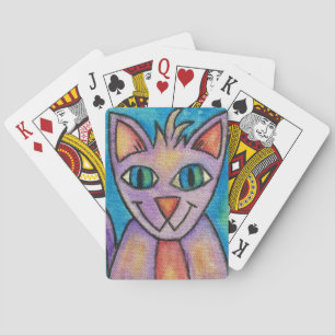 Jeu De Cartes Chat Chaton Rose Violet