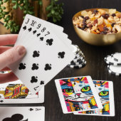 Jeu De Cartes Chat Coloré (In Situ)