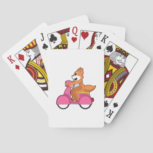Jeu De Cartes Chat comme Biker avec Scooter.PNG (dos)
