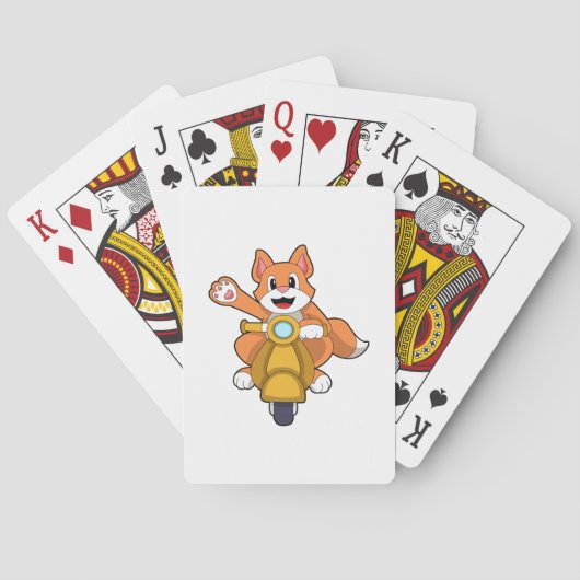 Jeu De Cartes Chat comme Biker avec Scooter.PNG (dos)