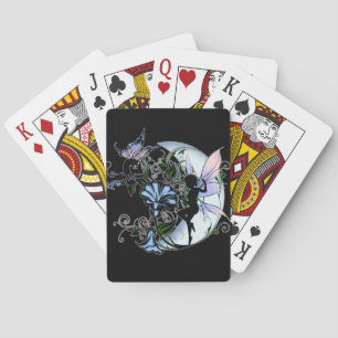 Jeu De Cartes Chat Cosmique et Fée de l'Ombre du Matin