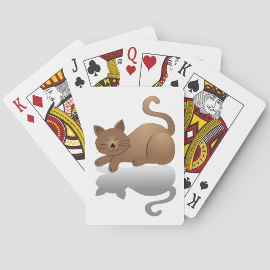 Jeu De Cartes Chat couché (dos)