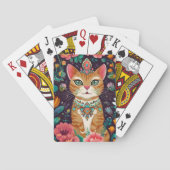 Jeu De Cartes Chat Couronné Bijou (dos)