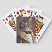 Jeu De Cartes Chat dans la veste à fumer (dos)