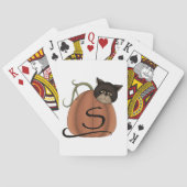 Jeu De Cartes Chat Dans Un Citrouille (dos)