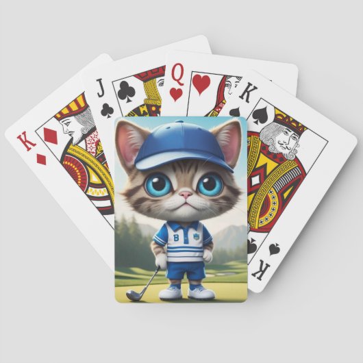 Jeu De Cartes Chat de golf (dos)