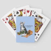 Jeu De Cartes Chat de méfaits de plante (dos)