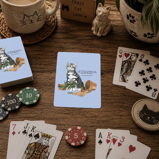 Jeu De Cartes Chat de méfaits végétaux