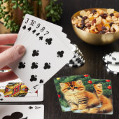 Jeu De Cartes Chat de Noël Vintage (In Situ)