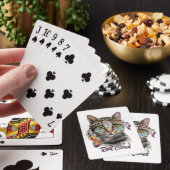 Jeu De Cartes Chat de nuages rouges (In Situ)