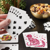 Jeu De Cartes Chat de Rose (In Situ)