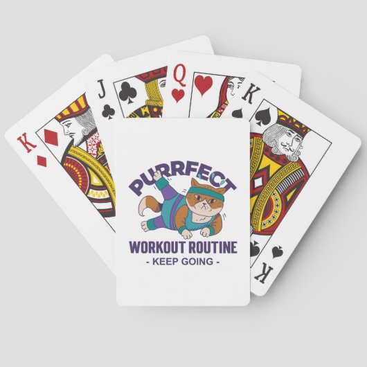 Jeu De Cartes Chat d'entraînement Whimsical (dos)