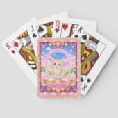 Jeu De Cartes Chat Devon Rex, Art Kawaii (dos)