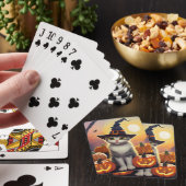 Jeu De Cartes Chat d'Halloween mignon (In Situ)
