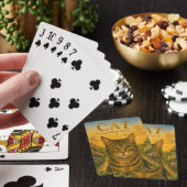 Jeu De Cartes Chat Faune Chemin de Jardin (In Situ)
