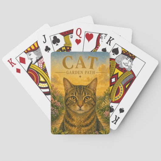 Jeu De Cartes Chat Faune Chemin de Jardin (dos)