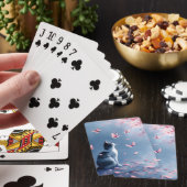 Jeu De Cartes Chat Fleur de Cerisier et Papillons (4) (In Situ)