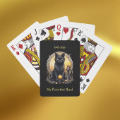 Jeu De Cartes Chat gothique noir