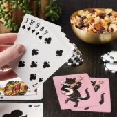 Jeu De Cartes Chat jouant à Banjo Thunder_Cove (In Situ)