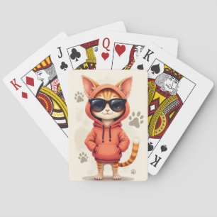 Jeu De Cartes Chat Kawaii Oriental Shorthair Drôle