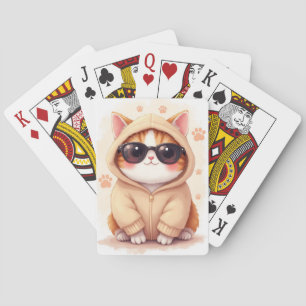 Jeu De Cartes Chat Kawaii Scottish Fold Drôle