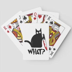 Jeu De Cartes Chat Meurtrier Avec Couteau