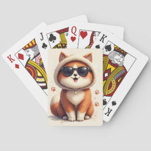 Jeu De Cartes Chat mignon drôle de forêt norvégienne