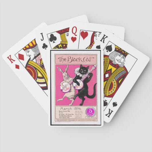 Jeu De Cartes Chat noir (dos)