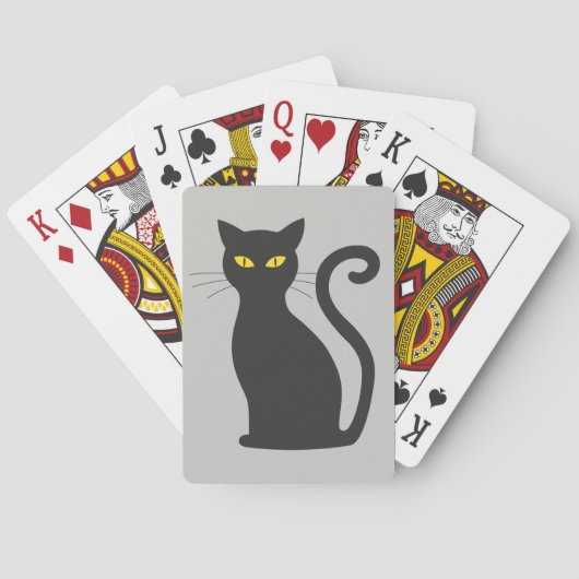 Jeu De Cartes Chat noir (dos)
