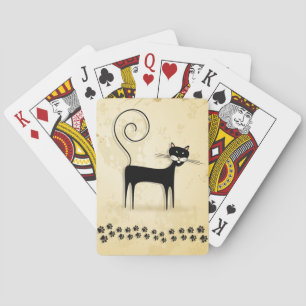 Jeu De Cartes chat noir