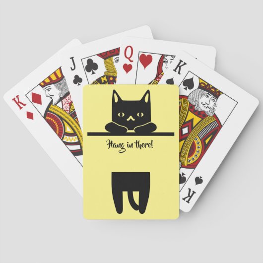 Jeu De Cartes Chat noir, accrochez-vous là ! (dos)