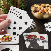 Jeu De Cartes Chat noir avec Casquette fabuleux (In Situ)