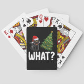 Jeu De Cartes Chat Noir Ce Poussant Arbre De Noël Drôle (dos)
