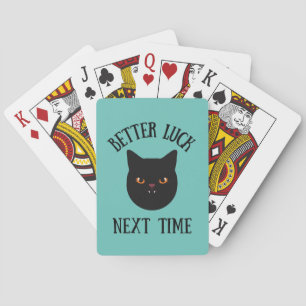 Jeu De Cartes Chat noir meilleure chance la prochaine fois