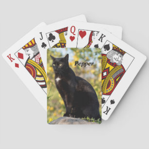 Jeu De Cartes Chat noir personnalisé