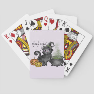 Jeu De Cartes Chat noir sorcière   Vibes sorcières