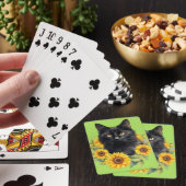 Jeu De Cartes Chat noir Sunflower Lime vert (In Situ)