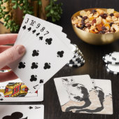 Jeu De Cartes Chat (par Xu Beihong) (In Situ)