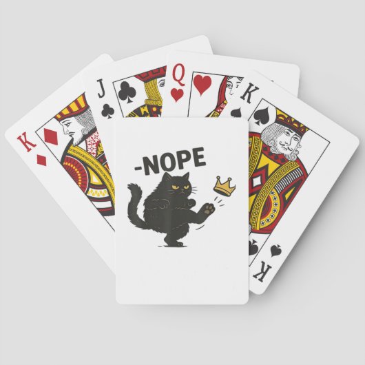 Jeu De Cartes Chat Pas De Rois En Amérique (dos)