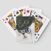 Jeu De Cartes Chat persan Steampunk (dos)