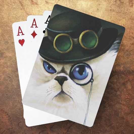 Jeu De Cartes Chat persan Steampunk