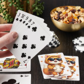 Jeu De Cartes Chat Sibérien Mignon Drôle (In Situ)