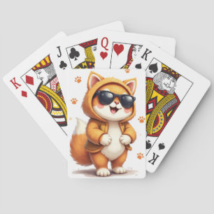 Jeu De Cartes Chat Sibérien Mignon Drôle