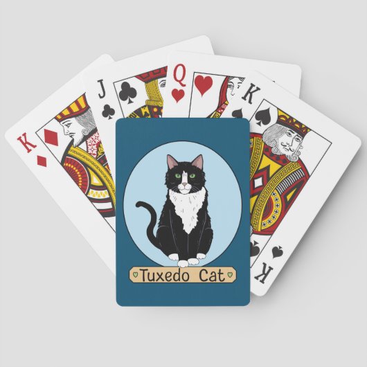 Jeu De Cartes Chat Smoking (dos)