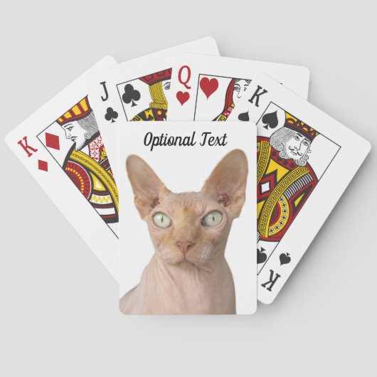 Jeu De Cartes Chat Sphynx sans cheveux (dos)