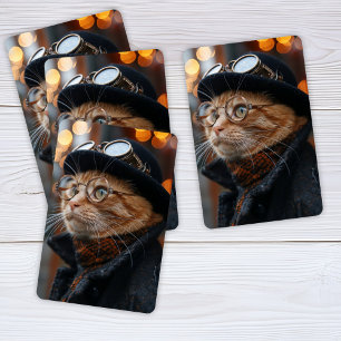 Jeu De Cartes Chat Steampunk Jouer aux cartes