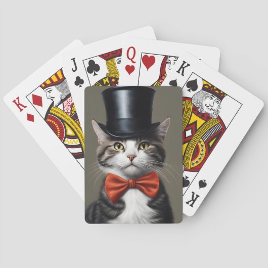 Jeu De Cartes Chat victorien (dos)